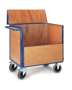 rollcart Holzkastenwagen mit Deckel - 965 x 665 - 500 kg