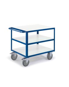 rollcart Tischwagen mit 3 Ladeflächen - 1000 x 700 500 kg