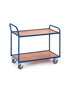 rollcart Tischwagen mit 2 Etagen (Griff hoch) - 790 x 490 - 300 kg