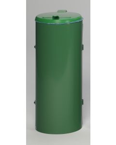VAR Abfallbehälter Kompakt-Junior mit Einflügeltür  - 120 Liter - RAL 6001 Smaragdgrün 1002