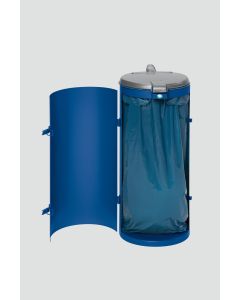 VAR Abfallbehälter Kompakt-Junior mit Einflügeltür  - 120 Liter - RAL 5010 Enzianblau 10161