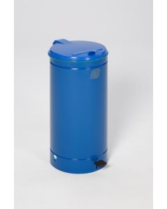 VAR Euro-Pedal, Kunststoffdeckel blau - 60 Liter - RAL 5010 Enzianblau 1078