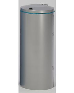 VAR Abfallbehälter Kompakt-Doppeltür  - 150 Liter - Silber 1087