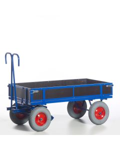 rollcart Handpritschenwagen mit Holzbordwänden Ladefläche: 960 x 660 - 960 x 660 - 700 kg