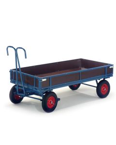 rollcart Handpritschenwagen mit Holzbordwänden Ladefläche: 1160 x 760 - 1160 x 760 - 1000 kg
