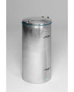 VAR Abfallbehälter Kompakt 120 L mit Einflügeltür, feuerverzinkt  - 120 Liter -  1529