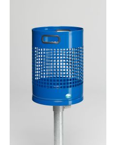 VAR Abfallsammelgerät, Typ AG 01  - 27 Liter - RAL 5010 Enzianblau 16200