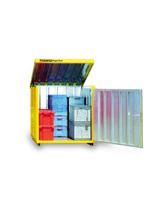 FLADAFI® Magazinbox MB 4, Verzinkt,  montiert,  mit Boden