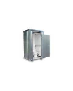FLADAFI® Toilettenbox TB 2704, Verzinkt,  montiert, mit Frischwassertank 160 L