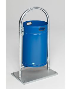 VAR Rohrbogenständer RB 004  - 60 Liter - RAL 5010 Enzianblau 3000