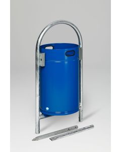 VAR Rohrbogenständer RB 005  - 60 Liter - RAL 5010 Enzianblau 3010