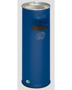 VAR Abfallsammler / Ascher H 66K  - 16,7 Liter - RAL 5010 Enzianblau 3043