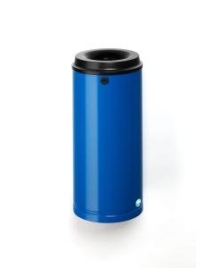 VAR Papierkorb mit Wandhalterung - 24 Liter - RAL 5010 Enzianblau 3196