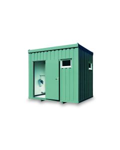 FLADAFI® Wasch- und Duschcontainer 3 m, mit Außenwandlackierung