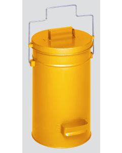 VAR Sicherheitsbehälter mit Deckel  - 22 Liter - RAL 1023 Verkehrsgelb 3891