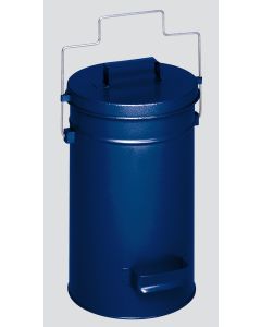 VAR Sicherheitsbehälter mit Deckel  - 22 Liter - RAL 5010 Enzianblau 3892