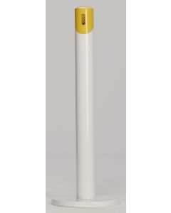 VAR Ascher-Standsäule SG 105 R, Korpus weiß - Kopfteil gelb - 2 Liter -  3913