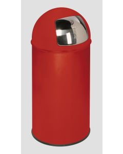 VAR Abfallsammler D 35  - 50 Liter - RAL 3000 Feuerrot 43001