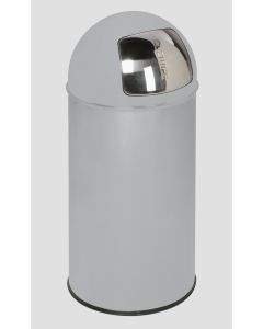 VAR Abfallsammler D 35  - 50 Liter - Silber 43002
