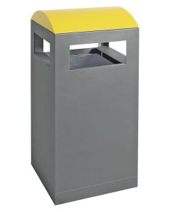 Stumpf Abfalltrennung A³, anthrazitgrau/1003, verz. Innenbehälter, 90 Liter