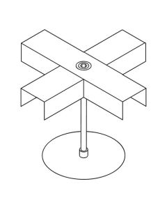 SAFE-Zubehör: Kreuzverbinder, für SAFE Flachwannen, Für die Verbindung von, 4 Flachwannen aller Größen