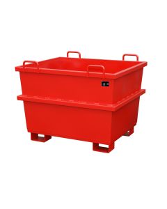 Bauer Container UC 750, lackiert, RAL 3000 Feuerrot