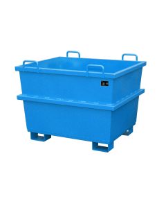 Bauer Container UC 750, lackiert, RAL 5012 Lichtblau