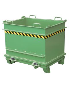 Bauer Container BC 1000, lackiert, RAL 6011 Resedagrün
