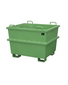 Bauer Container UC 750, lackiert, RAL 6011 Resedagrün