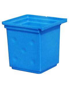 Bauer Zubehör für Auffangwannen und Gefahrstoff-Depots Vorsatzbehälter VB 2, aus robustem Polyethylen, Ausführung in blau