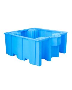 Bauer Auffangwannen WP 1/11, aus robustem Polyethylen, Ausführung in blau